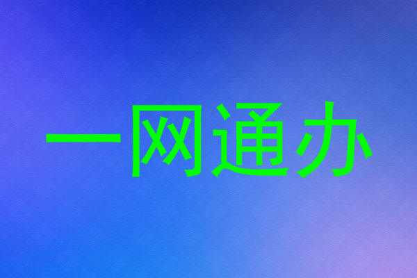 一网通办