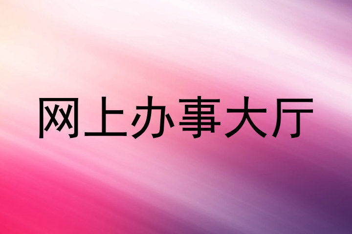 网上办事大厅