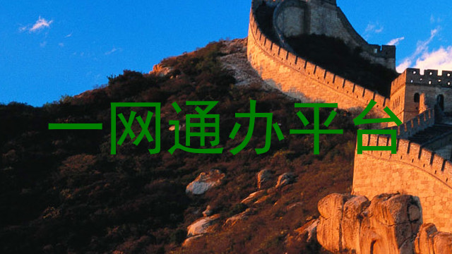 一网通办服务平台