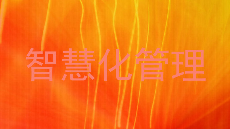智慧化管理