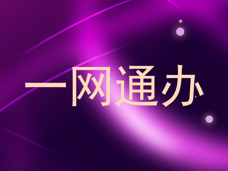 一网通办