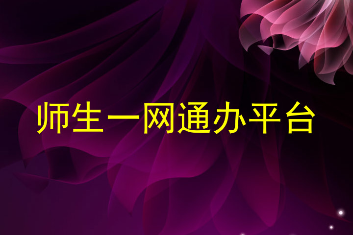 师生一网通办平台
