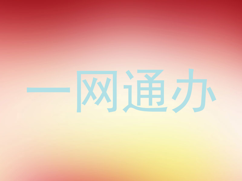 一网通办