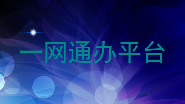 一网通办平台