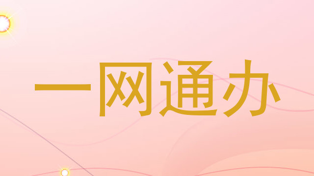 一网通办