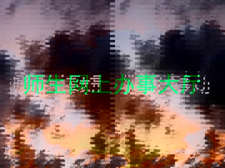 师生网上办事大厅