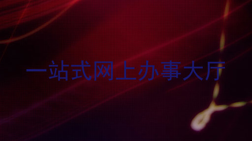 一站式网上办事大厅