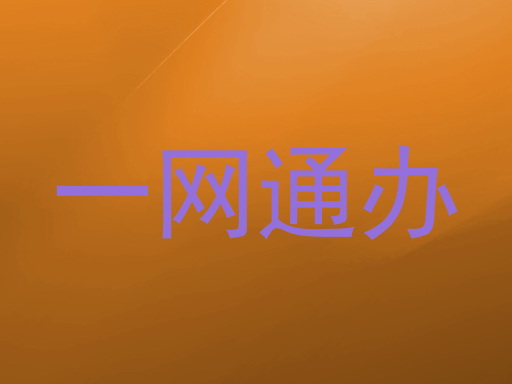 一网通办