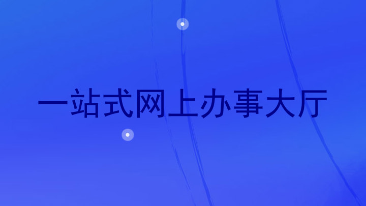 一站式网上办事大厅