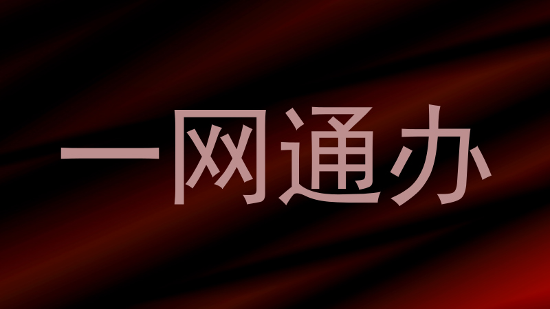 一网通办