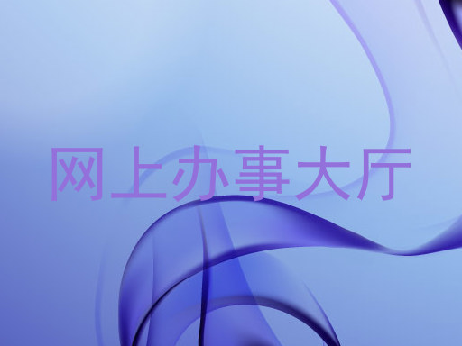 网上办事大厅