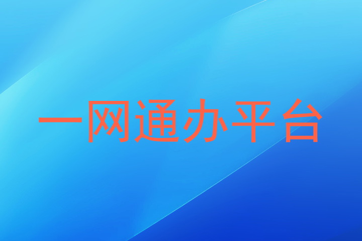 一网通办平台