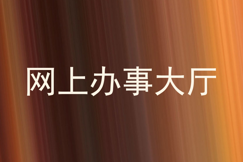网上办事大厅