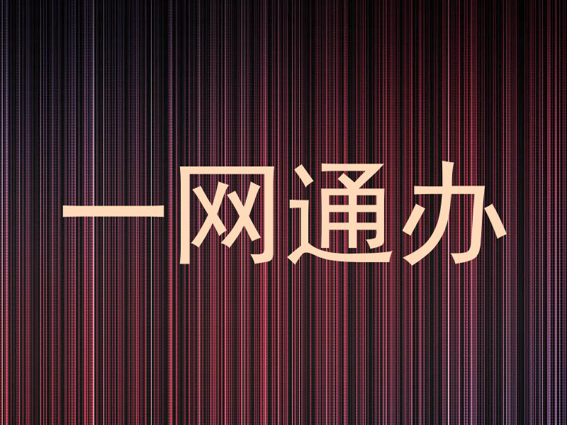 一网通办