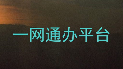 一网通办平台