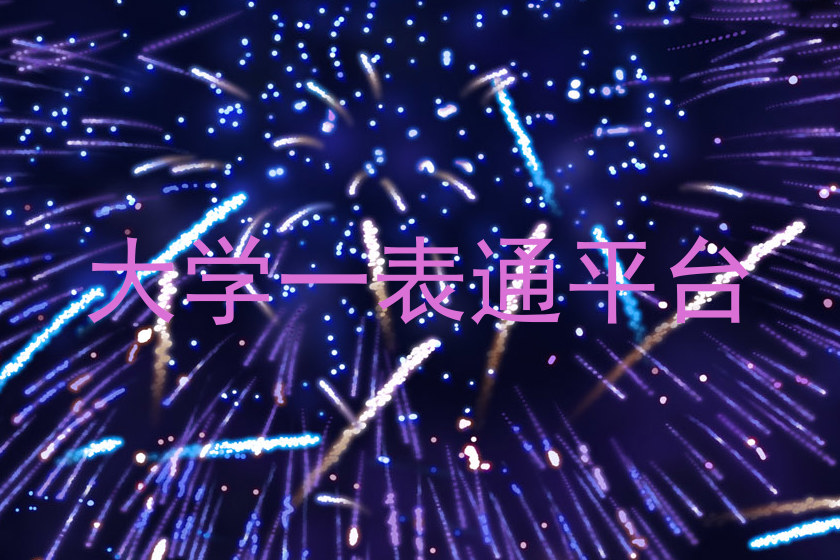 大学一表通平台