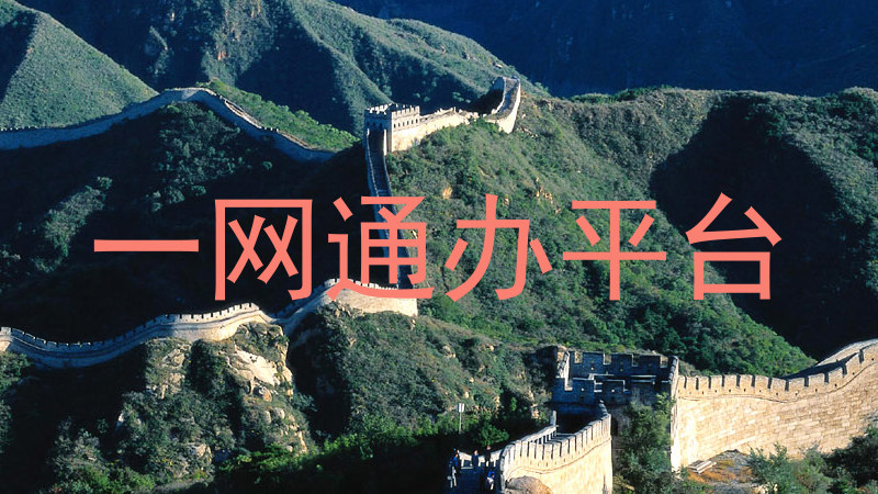 一网通办平台