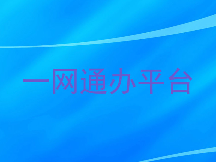 一网通办