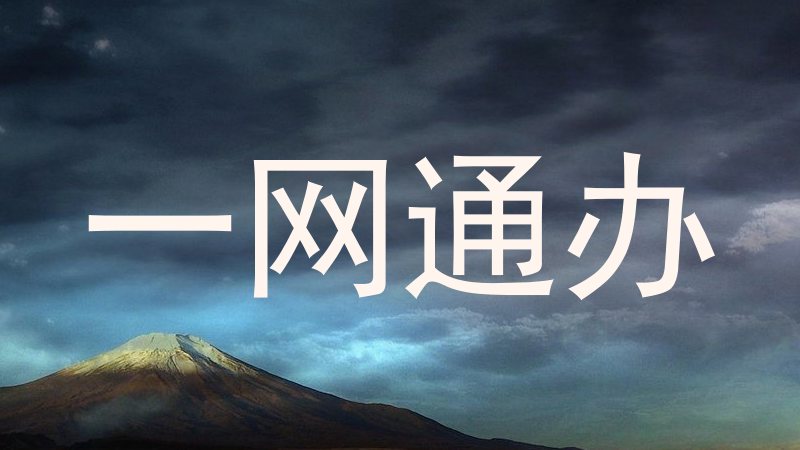 一网通办