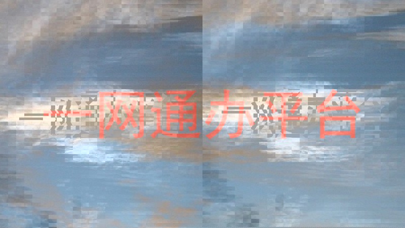 师生一网通办平台