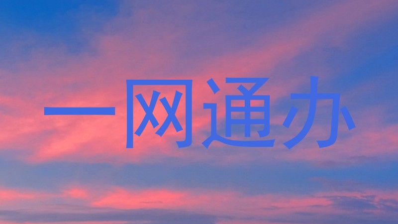 一网通办
