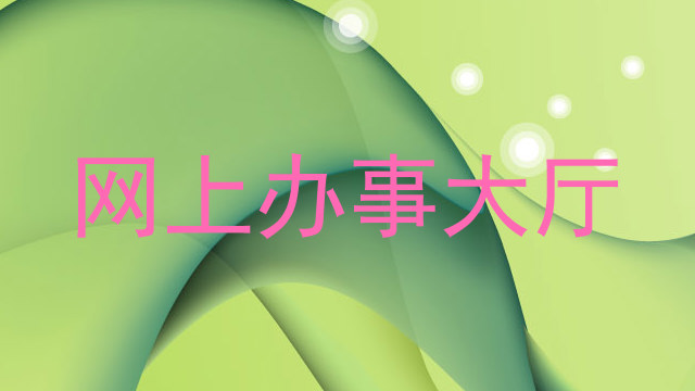 网上办事大厅