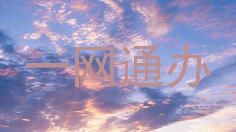 一网通办