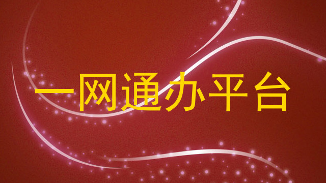 一网通办平台