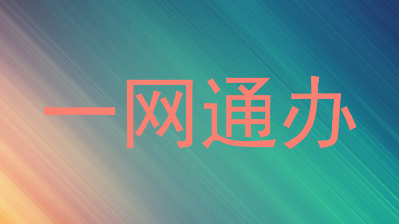 一网通办