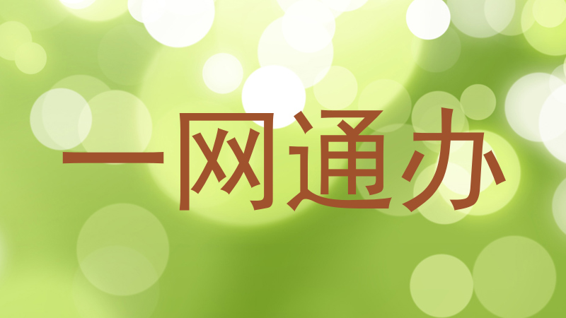 一网通办