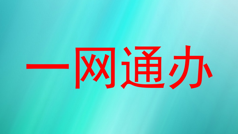 一网通办