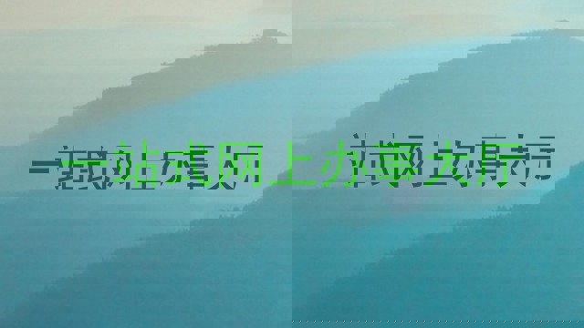 一站式网上办事大厅