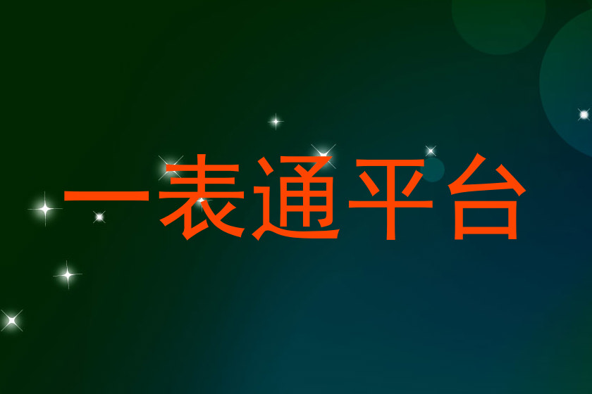 一表通平台