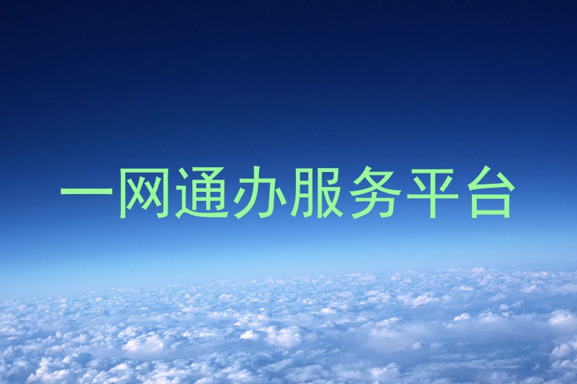 一网通办服务平台