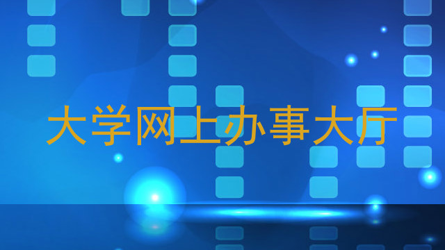 大学网上办事大厅