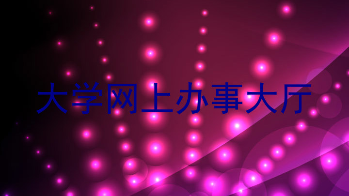 大学网上办事大厅