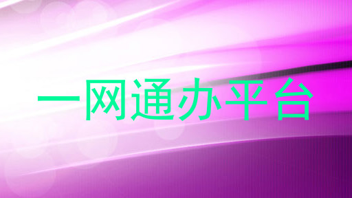 一网通办平台