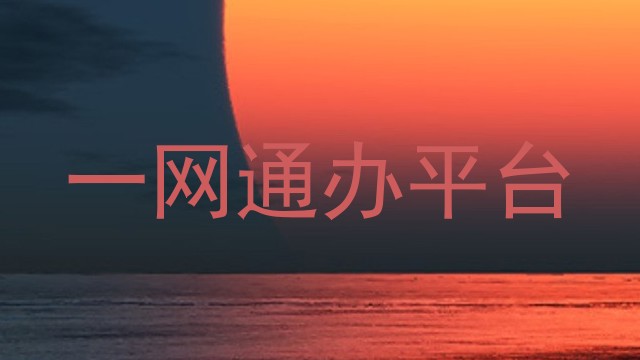 一网通办平台
