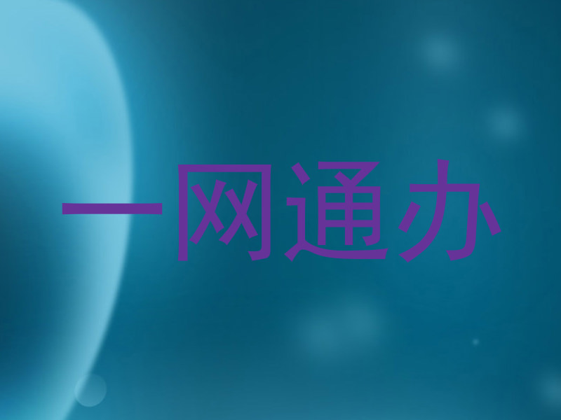 一网通办