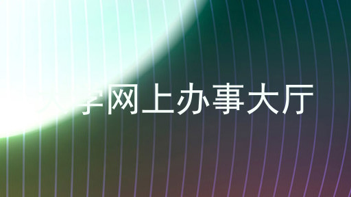 大学网上办事大厅