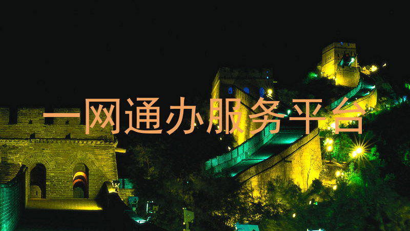 一网通办服务平台