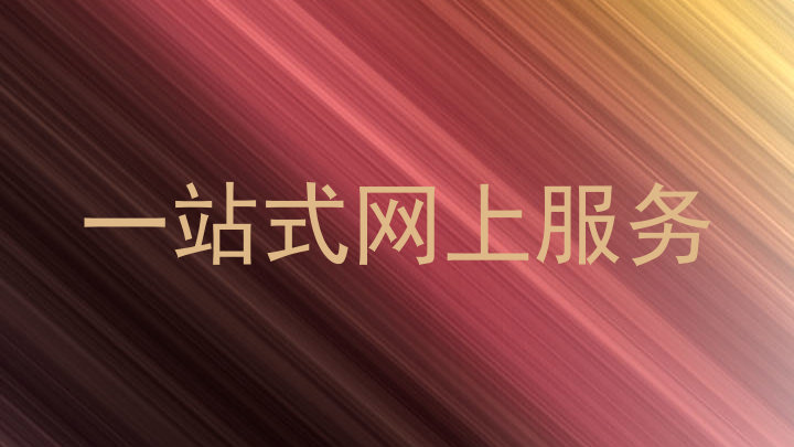 一站式网上服务