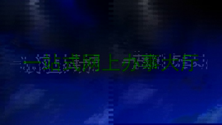 一站式网上办事大厅