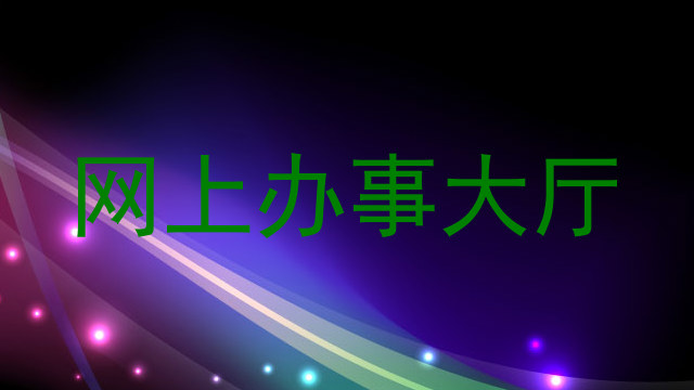 网上办事大厅