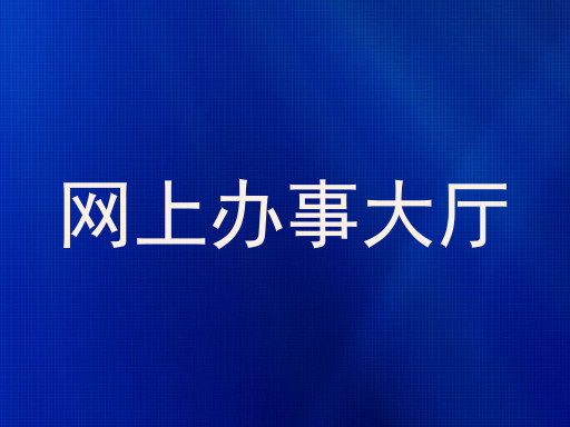 网上办事大厅