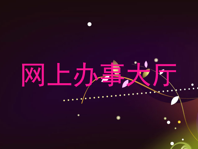 网上办事大厅