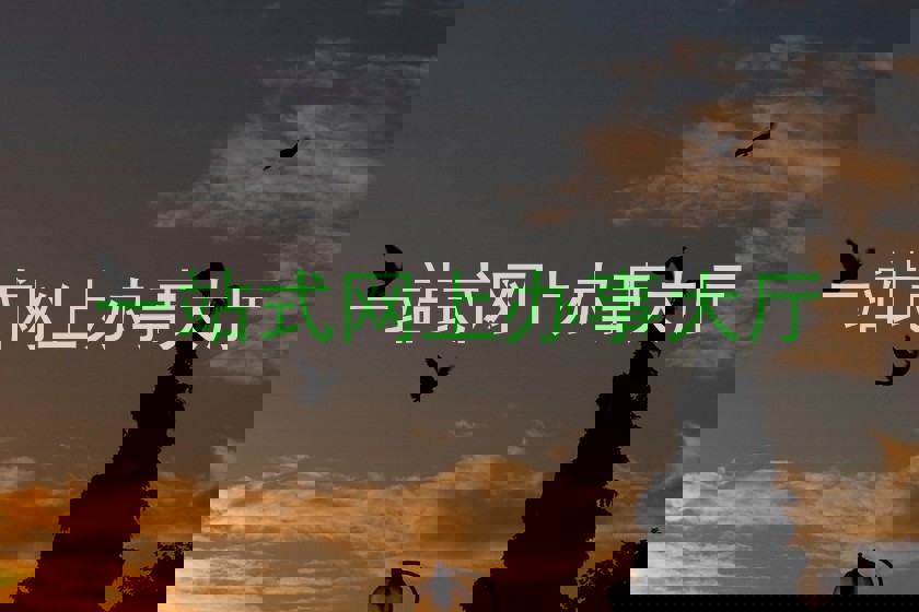 一站式网上办事大厅