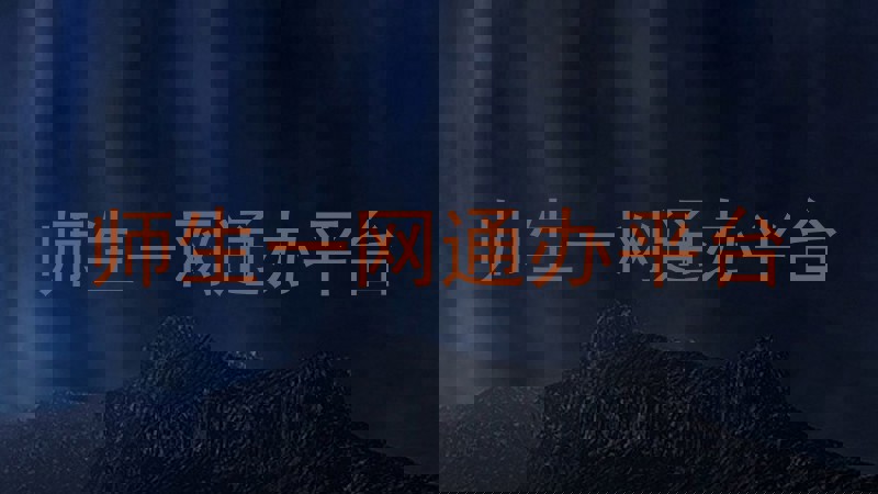 师生一网通办平台