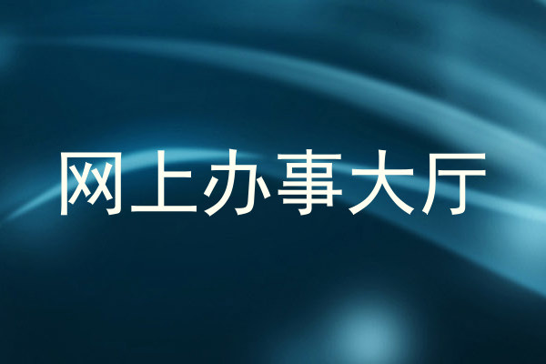 网上办事大厅