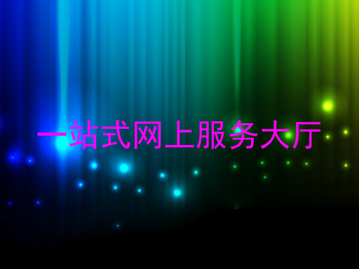一站式网上服务大厅